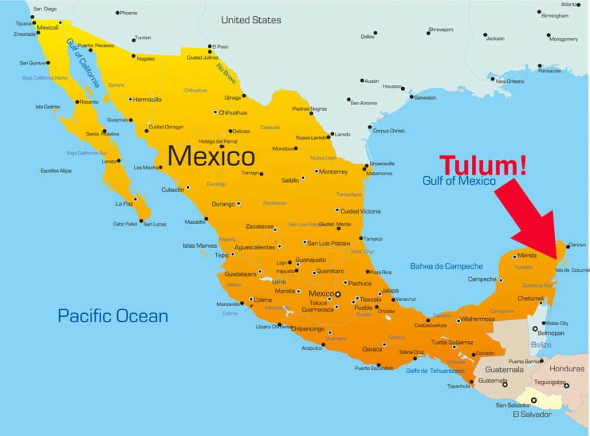 tulum on a map 2